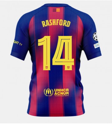 Barcelona Marcus Rashford #14 Replika Hemmatröja 2025-26 Kortärmad